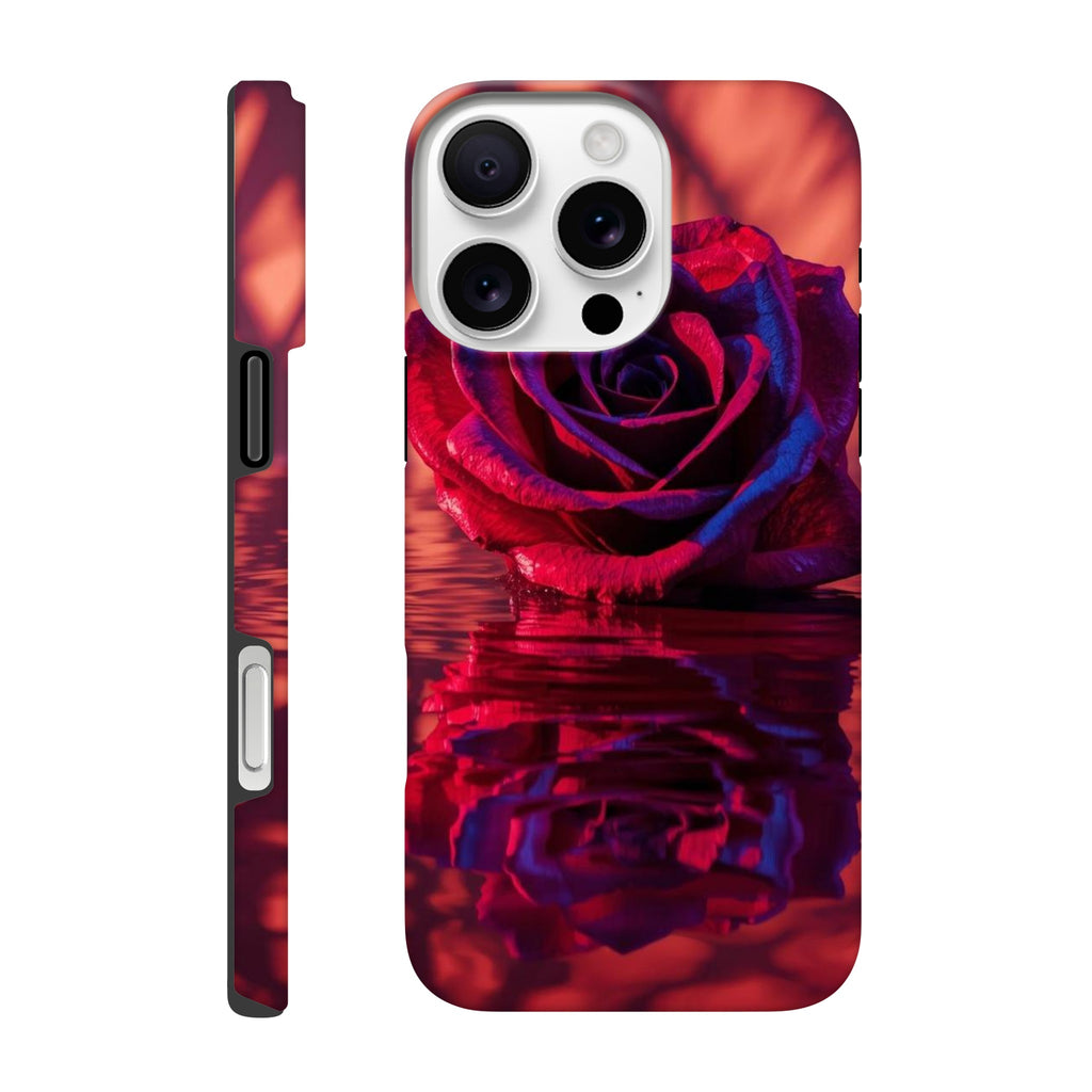 Red rose tough case with dual-layer protection