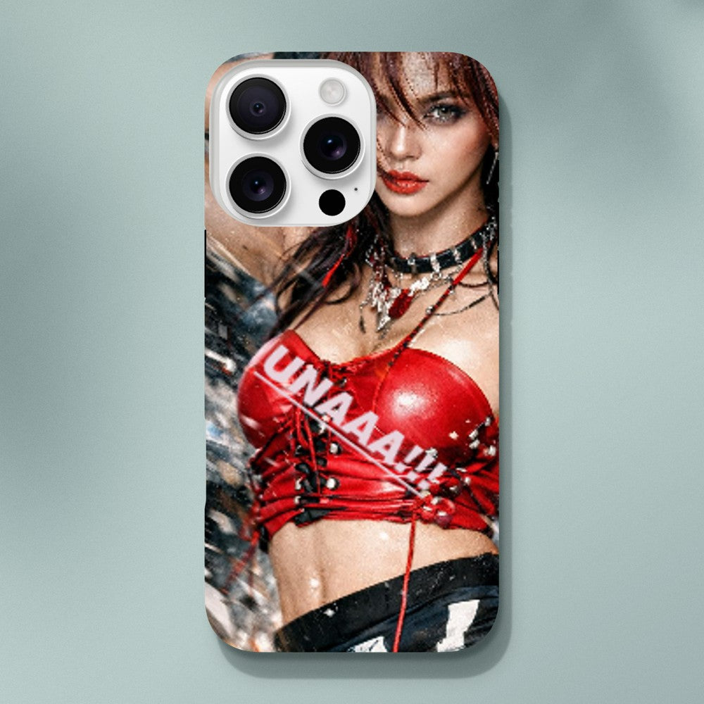 UNAAA dance idol phone case with scorpion design and glossy finish