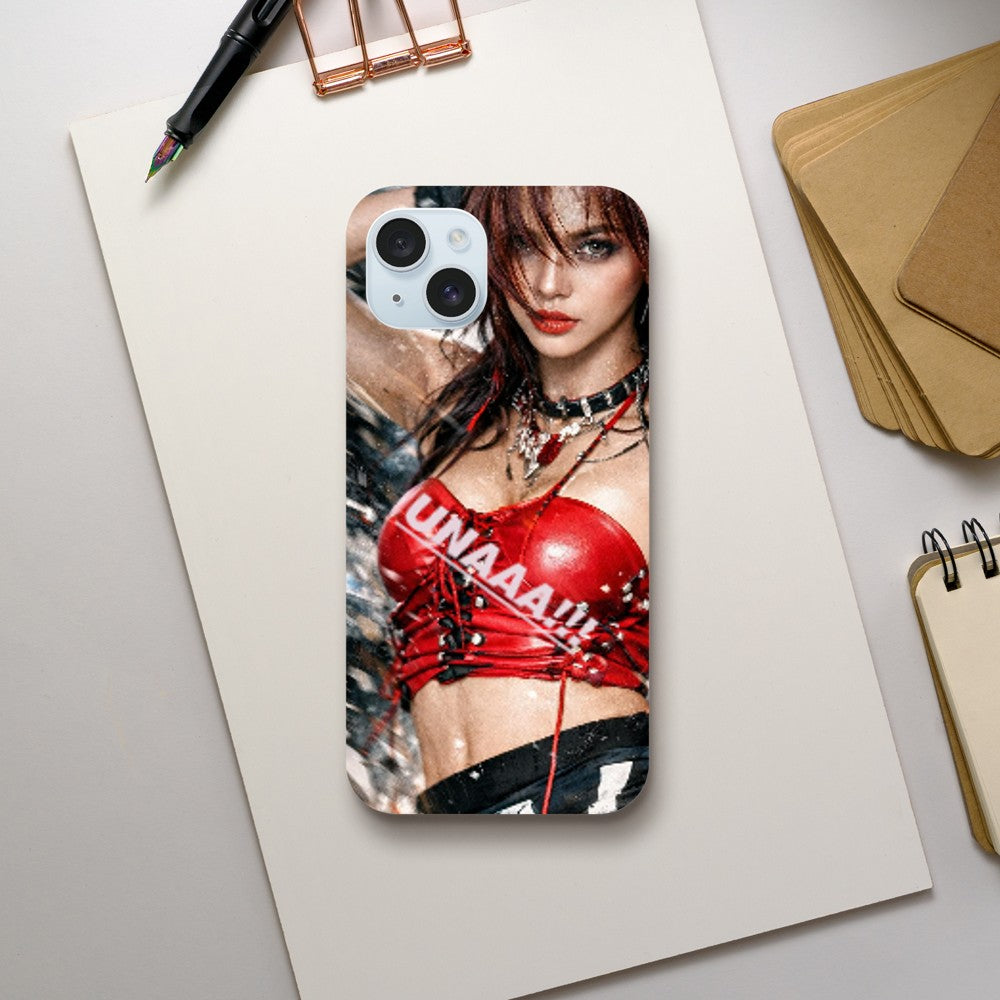 UNAAA dance idol phone case with scorpion design and glossy finish