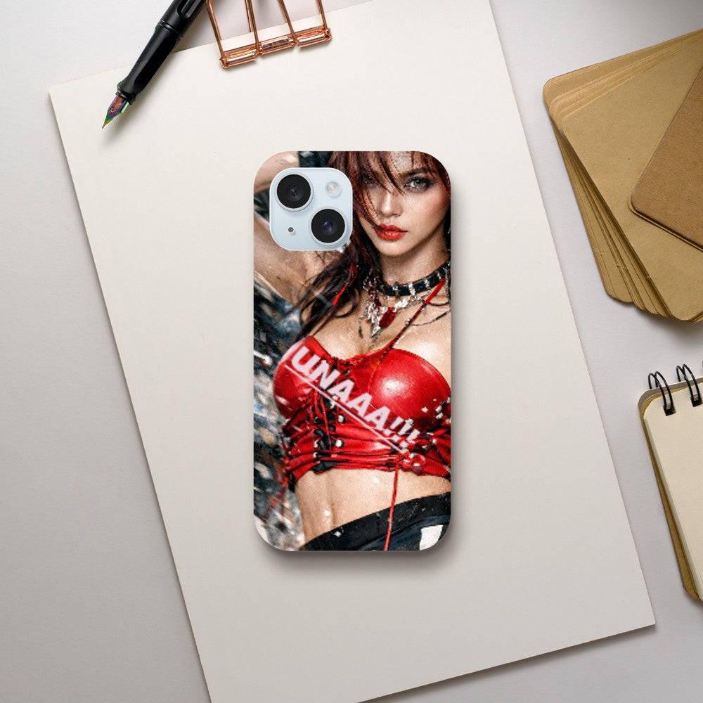 UNAAA dance idol phone case with scorpion design and glossy finish