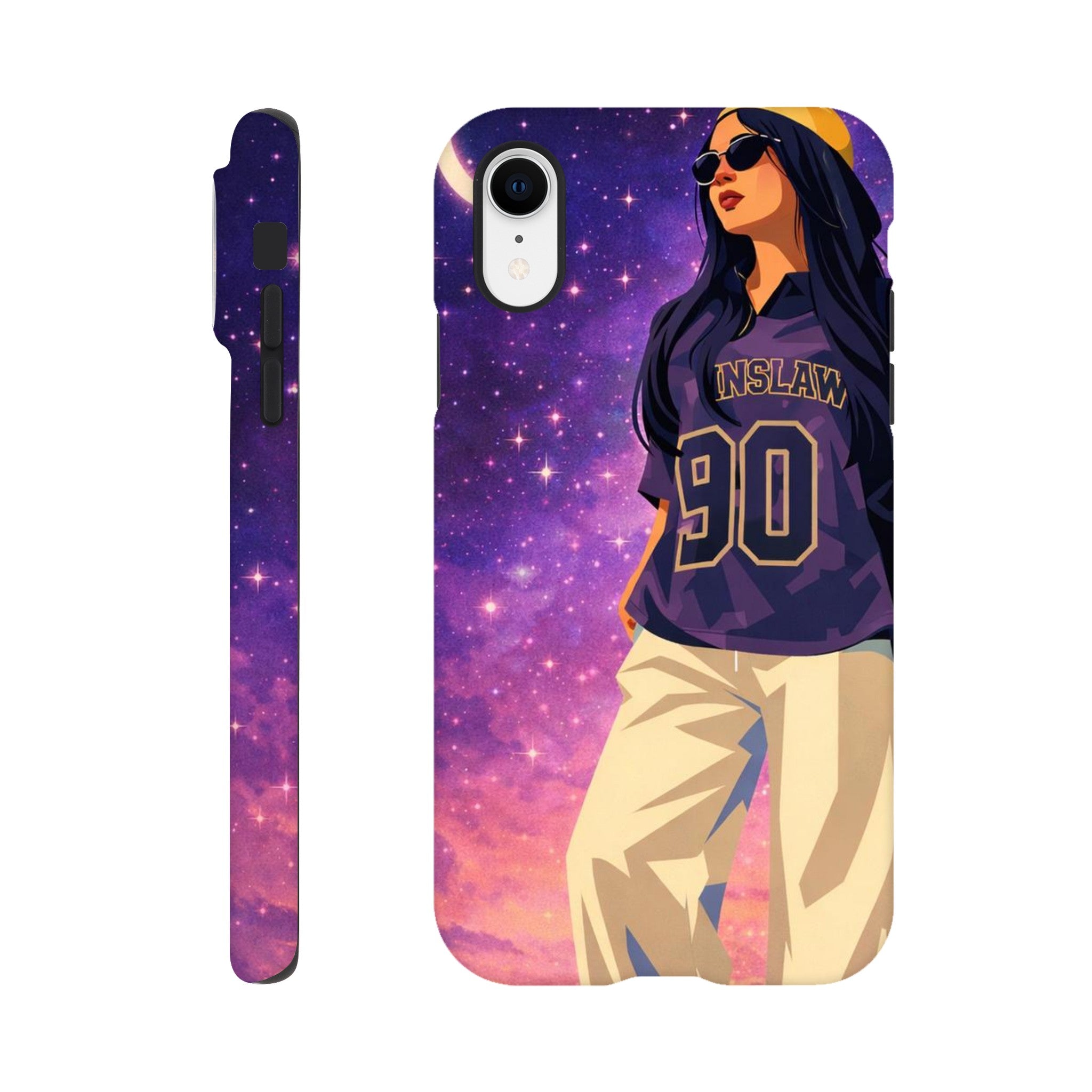 Moonlit OutLaw tough phone case back view