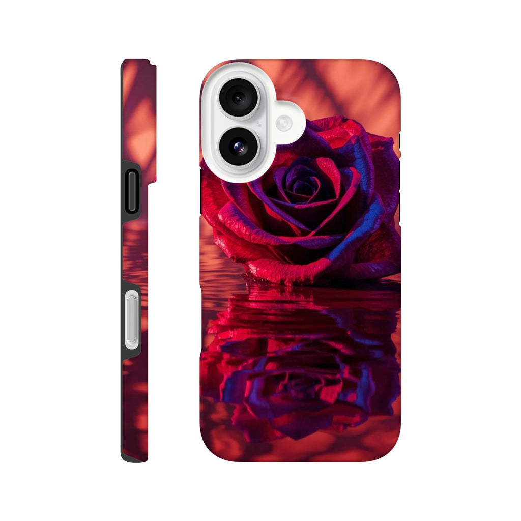 Red rose tough case with dual-layer protection