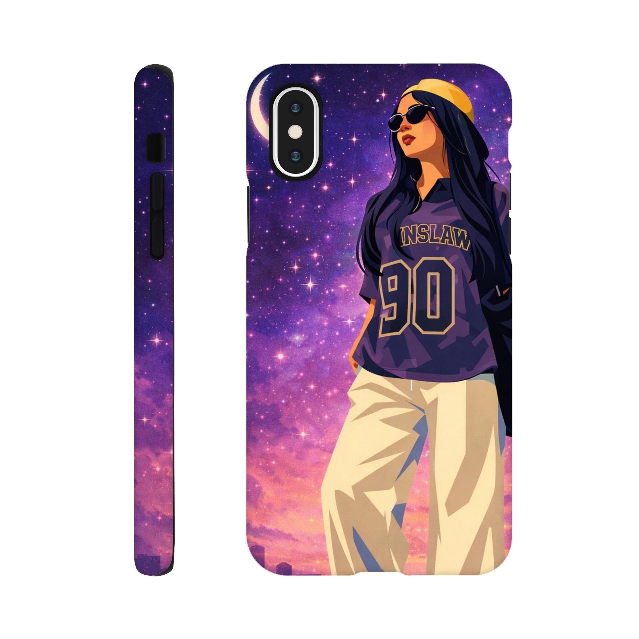 Moonlit OutLaw tough phone case back view