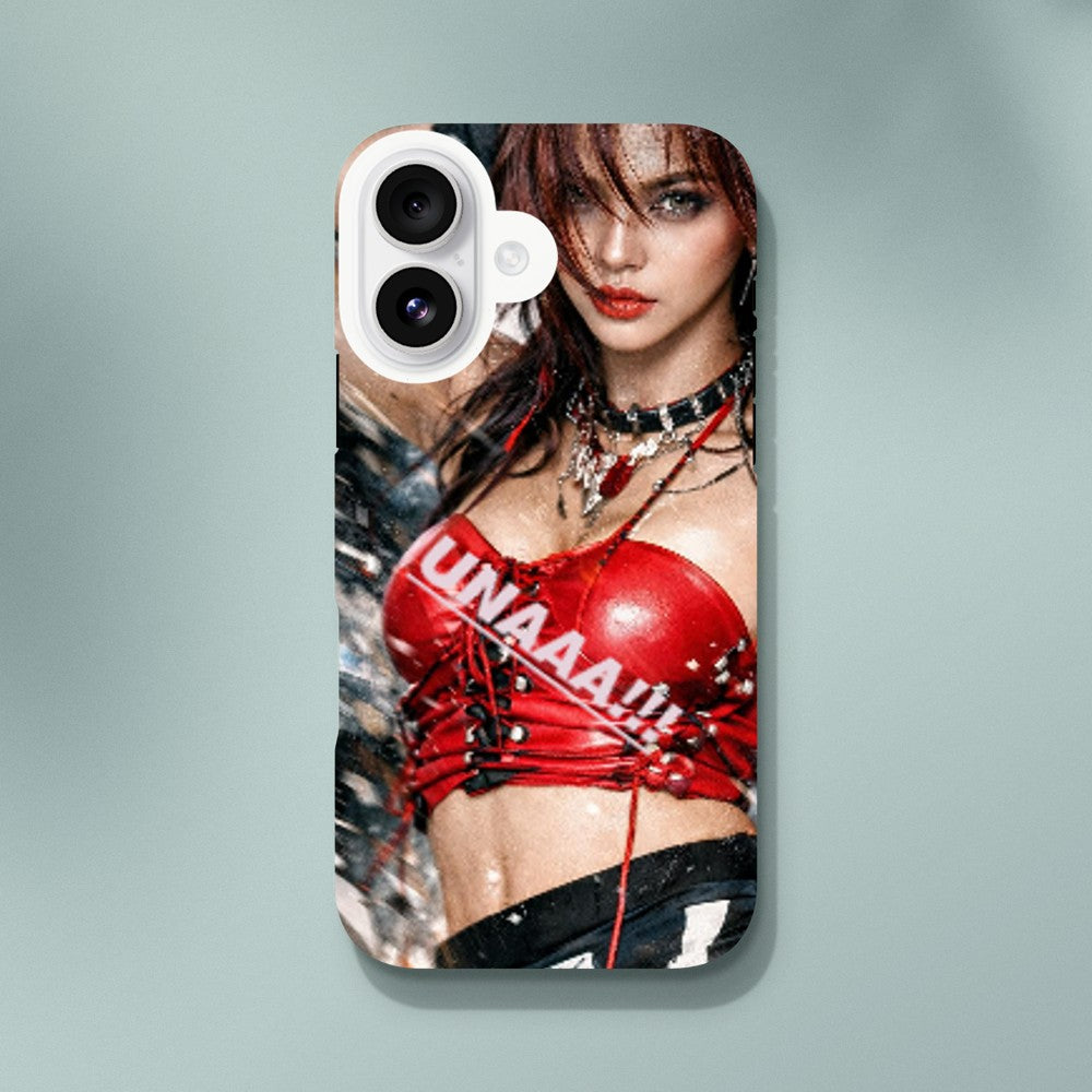 UNAAA dance idol phone case with scorpion design and glossy finish