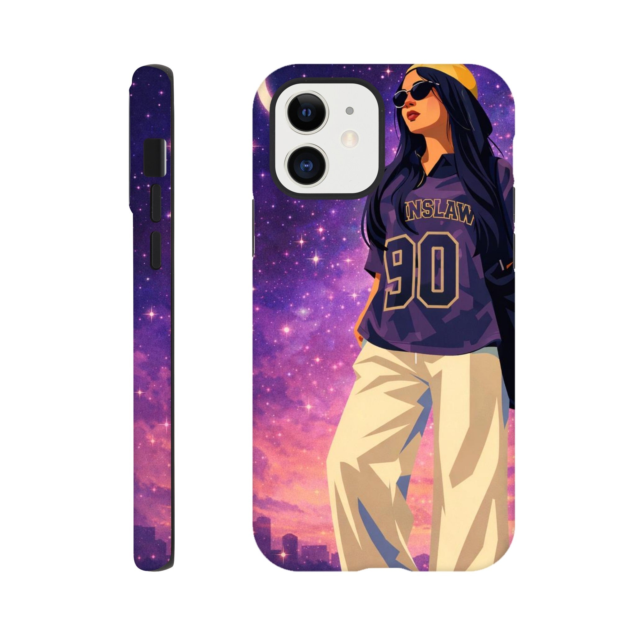 Moonlit OutLaw tough phone case back view