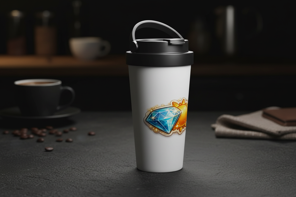 Diamond & Sun Travel Mug Lifestyle