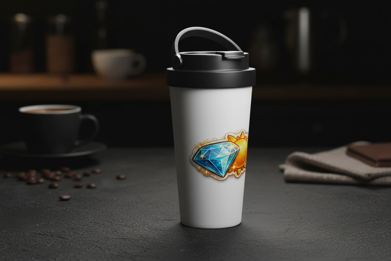 Diamond & Sun Travel Mug Lifestyle