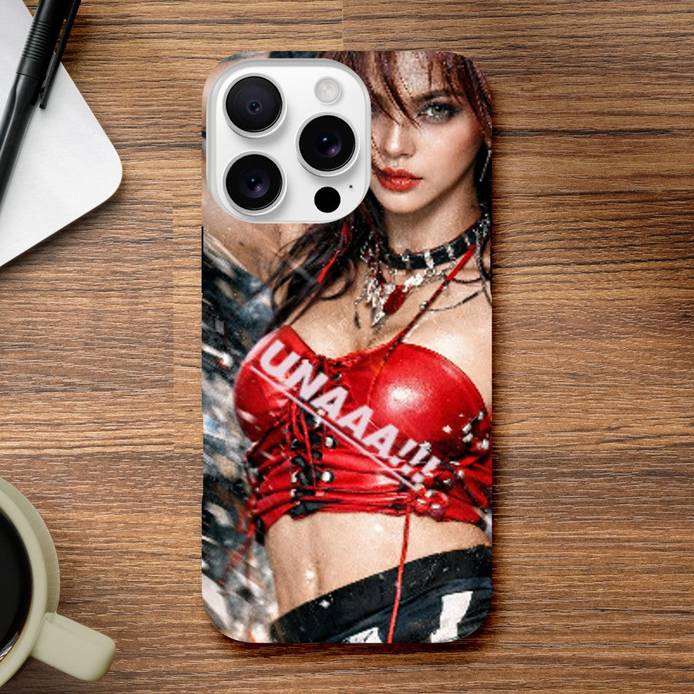 UNAAA dance idol phone case with scorpion design and glossy finish